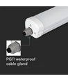 120cm 36W wasserdichte komplette LED-Wannenleuchte, durchverdrahtet - 130lm/W, IP65, 6 Jahre Garantie