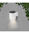 0,55W Solar-Wandleuchte LED - IP54, Weiß