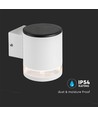 0,55W Solar-Wandleuchte LED - IP54, Weiß