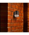 1W Solar-Wandleuchte LED - IP54, Schwarz, mit Sensor