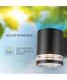 1W Solar-Wandleuchte LED - IP54, Schwarz, mit Sensor