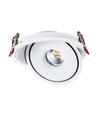 20W Ø16,5cm Einbauspot RA90 - Ausschnitt: Ø15 cm, Maße: Ø16,5 cm, CCT - 3 Lichtfarben, 3in1, weißer Rand