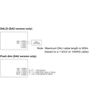 Meanwell 40W / 350-1050mA dimmbarer LCM-40DA LED Driver - DALI Interface + Push Dim, passend für unsere 29W LED Panele