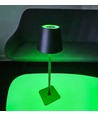 Wiederaufladbare LED-Tischlampe für Innen/Außen - RGB+CCT, Touch-dimmbar, IP54 für den Außenbereich