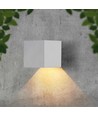 3W Solar-Wandleuchte LED - IP65, Weiß, Sensor