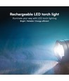 V-Tac 10W LED-Leuchte - 1000 Lumen, wiederaufladbar, IP54