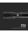 V-Tac 10W LED-Leuchte - 1000 Lumen, wiederaufladbar, IP54