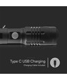 V-Tac 10W LED-Leuchte - 1000 Lumen, wiederaufladbar, IP54