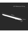 150cm 48W wasserdichte komplette LED-Wannenleuchte, durchverdrahtet - IP65