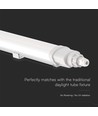 150cm 48W wasserdichte komplette LED-Wannenleuchte, durchverdrahtet - IP65