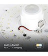 12W LED Sensorleuchte - IP20 Innenbereich, CCT, Samsung LED Chip, PIR Sensor, inkl. Leuchtmittel