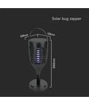 V-Tac Solar-Insektenlampe - Schwarz, 3-in-1, IP24