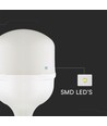 E27 60W LED-Lampe - T160, mit E40-Fassungsadapter