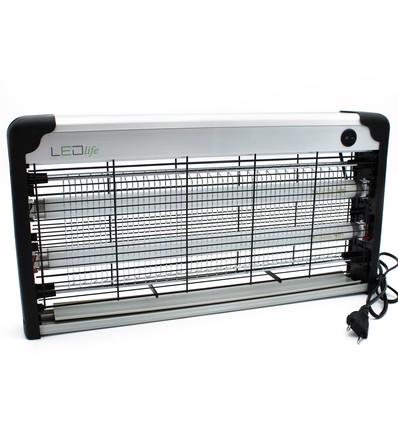 LEDlife Insektenlampe - 2x15W, Innen/Überdacht, UV-Licht, deckt ca. 100m2 ab