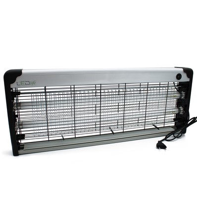 LEDlife Insektenlampe - 2x20W, Innen/Überdacht, UV-Licht, deckt ca. 150m2