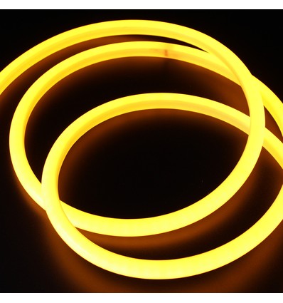 Gelb D16 Neon Flex LED 8W pro Meter - 230V, IP67