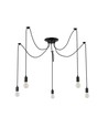 E27 Spider Deckenleuchte - 150cm, 1,5m Kabel