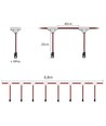 11W pro Stufe Treppen LED COB-Strip-Set - 24V DC, IP20, Bis zu 16 Stufen