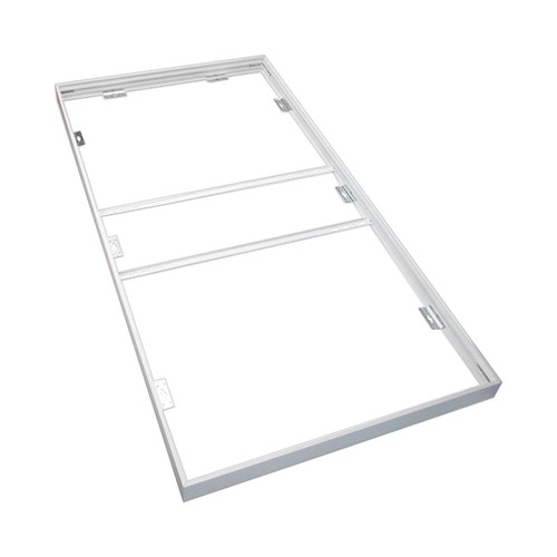 V-Tac Rahmen für 120x60 LED-Panel - Einfach mit Schrauben montierbar, weißer Rand