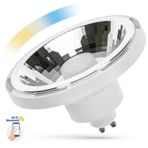 GU10 10W Weiß Smart Home LED-Spot - AR111, Tuya/Smart Life, kompatibel mit Google Home, Alexa und Smartphones