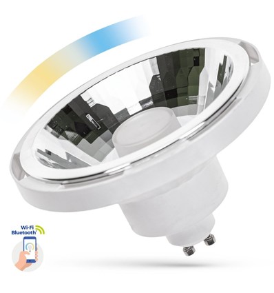 GU10 10W Weiß Smart Home LED-Spot - AR111, Tuya/Smart Life, kompatibel mit Google Home, Alexa und Smartphones