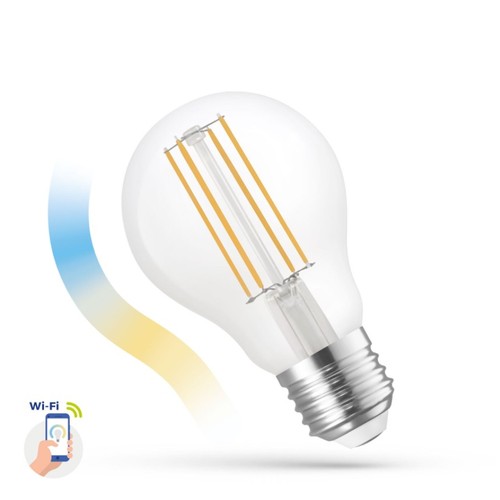 5W Smart Home LED-Lampe - Tuya/Smart Life, kompatibel mit Google Home, Alexa und Smartphones, A60, E27