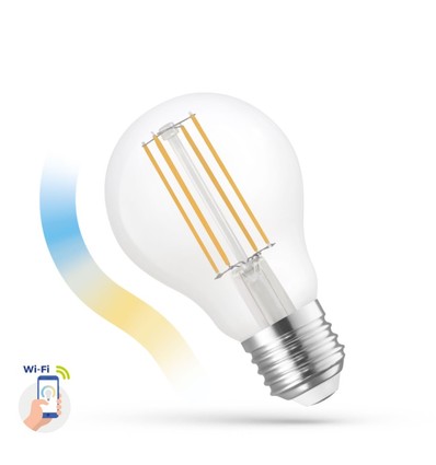 5W Smart Home LED-Lampe - Tuya/Smart Life, kompatibel mit Google Home, Alexa und Smartphones, A60, E27