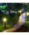 V-Tac schwarze Gartenlampe - 80 cm, IP44 für den Außenbereich, E27 Fassung, ohne Leuchtmittel