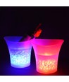 V-Tac RGB LED Eiskübel - Wiederaufladbar, mit Fernbedienung, 35x33x29 cm