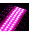 1,1W pro Stk. Wasserdichtes pinkes LED-Modul - 12V DC, IP66, perfekt für Schilder und Sonderlösungen
