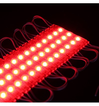 1,1W pro Stk. Wasserdichtes rotes LED-Modul - 12V DC, IP66, perfekt für Schilder und Speziallösungen