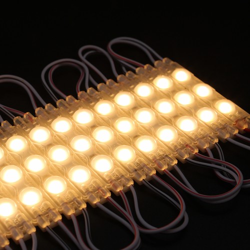 1,1W pro Stück Wasserdichtes warmweißes LED-Modul - 12V DC, IP66, perfekt für Schilder und Sonderlösungen
