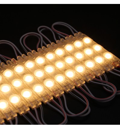 1,1W pro Stück Wasserdichtes warmweißes LED-Modul - 12V DC, IP66, perfekt für Schilder und Sonderlösungen