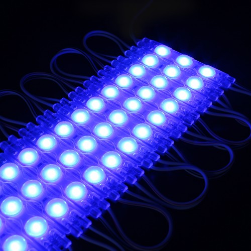 Wasserdichtes blaues LED-Modul - 1,1W pro Stück, IP66, 12V, Perfekt für Schilder und Sonderlösungen