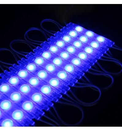 Wasserdichtes blaues LED-Modul - 1,1W pro Stück, IP66, 12V, Perfekt für Schilder und Sonderlösungen