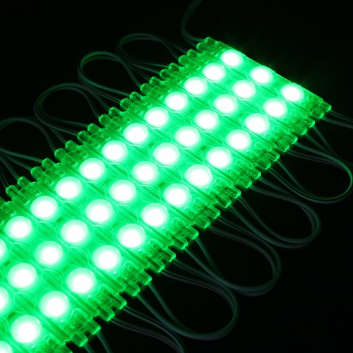 1,1W LED-Modul - 12V DC, IP66, wasserdicht grün, perfekt für Schilder und Speziallösungen