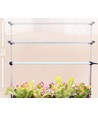 LEDlife hydroponische Pflanzenwanne - Weiß, inkl. Wachstumslicht, 20 Plätze, 4x2L Wassertank