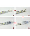 Stecker für 230V LED-Streifen (Typ Q) - Inkl. Endkappe, 230V