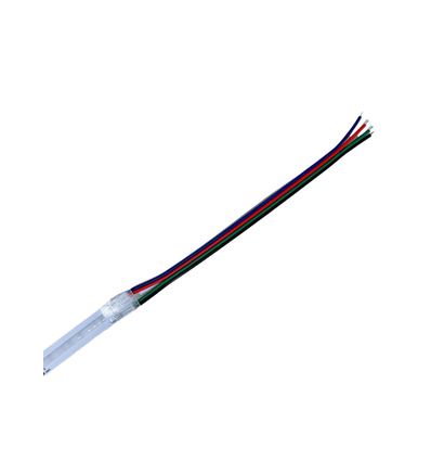 LED-Streifen Verbinder für lose Kabel - 12mm, RGB+CCT COB, IP20, 5V-24V