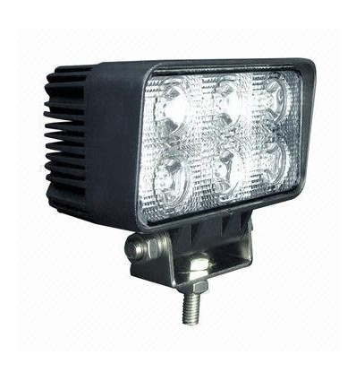 18W LED Arbeitsscheinwerfer, 12V / 24V - Kaltweiß, Auto, LKW, Traktor, Anhänger, Einsatzfahrzeuge
