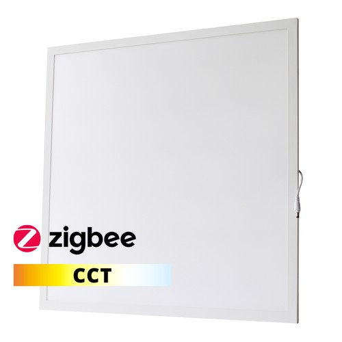 36W Zigbee CCT Smart Home LED-Panel - 60x60, CCT, hintergrundbeleuchtet, weißer Rand