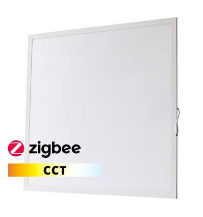 36W Zigbee CCT Smart Home LED-Panel - 60x60, CCT, hintergrundbeleuchtet, weißer Rand