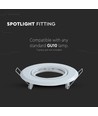 2er-Set MR16 oder GU10 Downlight-Kit, Weiß, Lochausschnitt: Ø7 cm, Maße: Ø9,3 cm