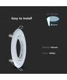 2er-Set MR16 oder GU10 Downlight-Kit, Weiß, Lochausschnitt: Ø7 cm, Maße: Ø9,3 cm
