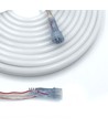 16W/m Wasserdichter RGBIC Neon Flex Streifen - 20m, 96 LEDs pro Meter, 24V, 8x16, IP65