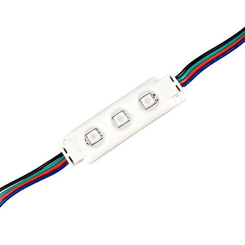 0,72W Wasserdichtes RGB LED-Modul - 12V DC, IP67, perfekt für Schilder und Sonderlösungen