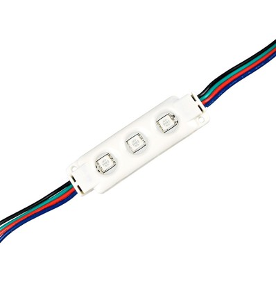 0,72W Wasserdichtes RGB LED-Modul - 12V DC, IP67, perfekt für Schilder und Sonderlösungen