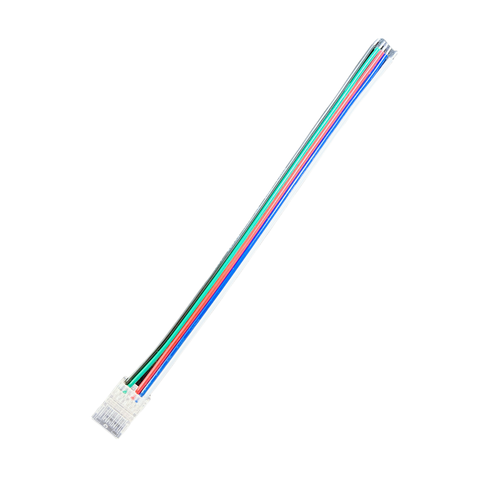 LED-Streifen Verbinder für lose Kabel - 10mm, RGB+W COB, IP20, 5V-24V