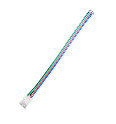 LED-Streifen Verbinder für lose Kabel - 10mm, RGB+W COB, IP20, 5V-24V