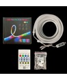 5m RGBIC Neon Flex Komplett-Set 7x14 Neonflex - USB, Bluetooth-App, Fernbedienung